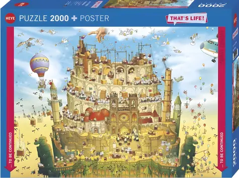 HEYE Puzzle That's Life: Hoch / 2000 Teile / 97 × 69 cm