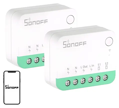 Sonoff MINIR4M Extreme / Smart Switch / Wi-Fi / Matter / 2 Stück