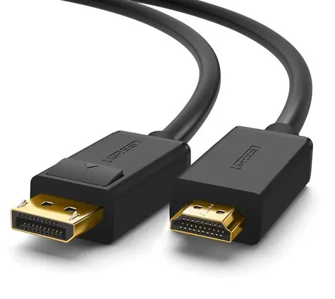 Ugreen DP101 schwarz / DisplayPort-HDMI-Kabel / 1 m / 30 Hz