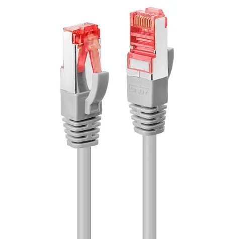 Lindy Cat6 S/FTP grau / Patchkabel / RJ-45 / 0,3 m / 250 MHz