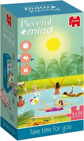 JUMBO-Puzzle Pieceful Mind / 6 x 54 Teile / ab 14 Jahren