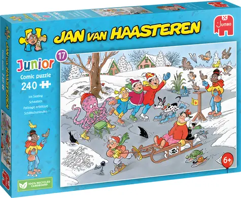 JUMBO Puzzle JvH Junior 17: Eislaufen / 240 Teile / ab 6 Jahren