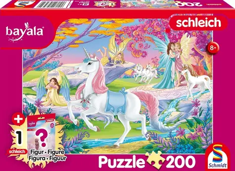 Schmidt Puzzle Bayala: Magische Elfen / 200 Teile / Geschenk Schleich Figur