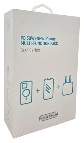 Devia Star Series PD 30W Multifunktions-Ladegerät für iPhone 16 Pro Max / Ladeset / USB-C / 30W