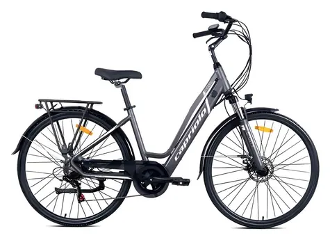 Capriolo E-City Lady 28 grau-oliv / Elektrofahrrad