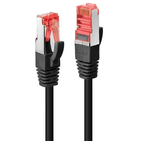 Lindy Cat6 S/FTP schwarz / Patchkabel / 1,5 m / RJ-45 / 250 MHz