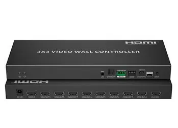 PremiumCord Videowand-Controller für 9 Monitore / Videowand-Controller / 1x HDMI-Eingang / 9 Anzeigemodi
