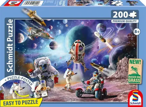 Schmidt Puzzle Weltraummission / 200 Teile / 43,2 × 29,1 cm