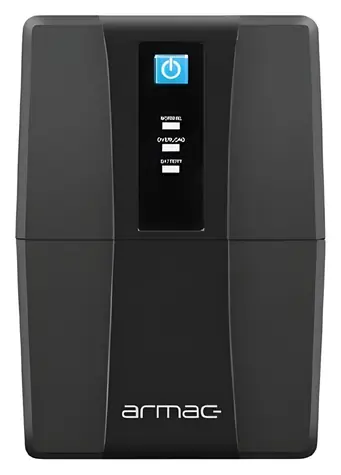 Armac Home Lite HL650F/LEDV2 schwarz / Notstromversorgung / Line-Interactive / 650 VA / 2x Schuko / AVR