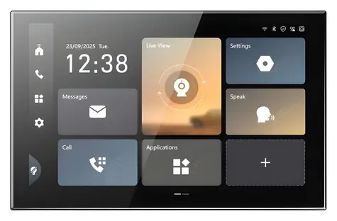 HIKVISION DS-KH9570-WTE1(O-STD)/S / IP-Heimmonitor / 10,1"-Touchscreen / Android 14 / Wi-Fi 6 / PoE
