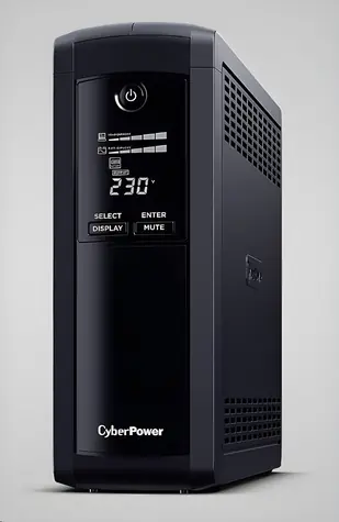 CyberPower Value Pro Serie GreenPower USV schwarz / 1200 VA / 720 W / Schuko-Steckdosen / LCD / USB