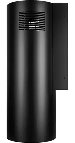Guzzanti Dunstabzugshaube GZ 677B Mini schwarz / Kamin /  32 cm