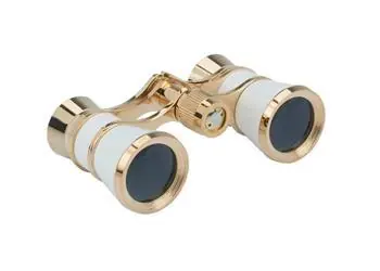 Konus Opernglas 3x25 weiß / Theaterguckloch
