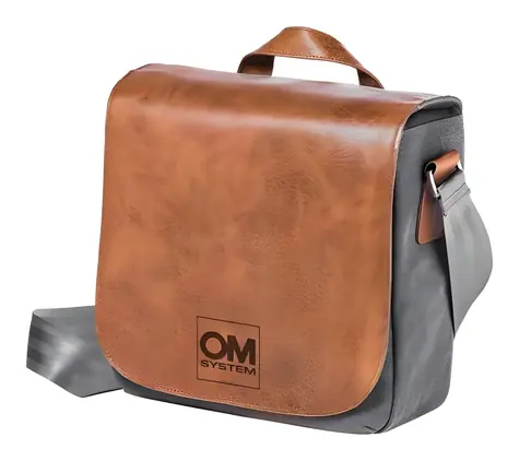 OM System OM-D Messenger Bag Leder Mini / Kameratasche / Echtleder / inkl. Tragegurt