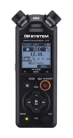 OM SYSTEM LS-P5 / Digitalrekorder / Lineares PCM