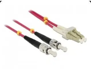 OPTIX LC-ST / Optisches Patchkabel / 50/125 / OM4 / Duplex / 15 m