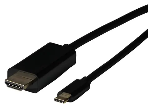 EFB USB-C - HDMI-Kabel schwarz / Adapterkabel / 4K 60Hz / HDCP / USB 3.2 / 2 m