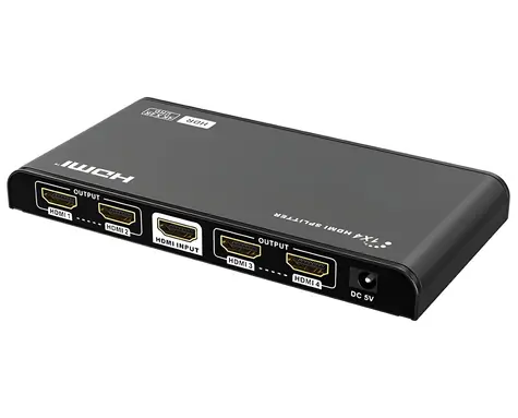 Xtendlan / HDMI-Splitter / 1 Eingang / 4 Ausgänge / 4K/60Hz