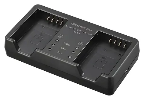 OM SYSTEM BCX-1 / Ladegerät / für BLX-1 Akku