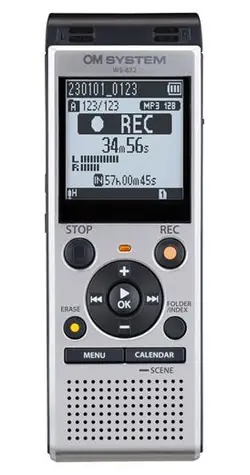 OM System WS-882 Silber / Digitaler Diktiergerät