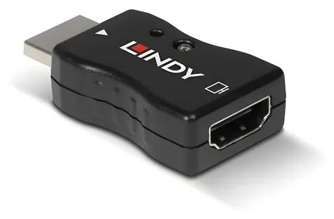 Lindy 32119 EDID-Emulator schwarz / Adapter / HDMI / 4K / HDCP