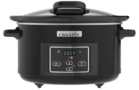 CrockPot CSC052X / Schongarer / 4,7 l / Digitaltimer / Keramiktopf