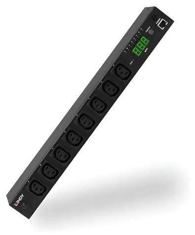 Lindy iPower Switch Classic 8 32657 schwarz / PDU / 8x C13 / 19" / 20A / 3120W