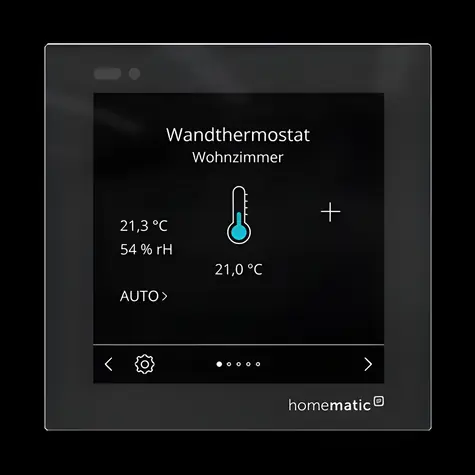 Homematic IP-Glasdisplay PLUS / Bedienfeld / HmIP-WGD-PL