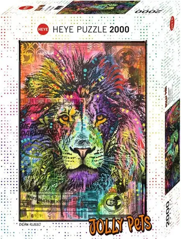 HEYE Puzzle Jolly Pets: Löwenherz / 2000 Teile / 69 × 97 cm