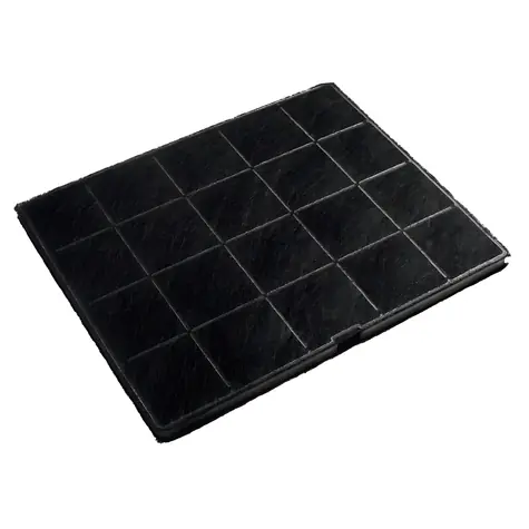 AEG ECFB01ST schwarzer Aktivkohlefilter für Dunstabzugshaube / 193 × 240 mm