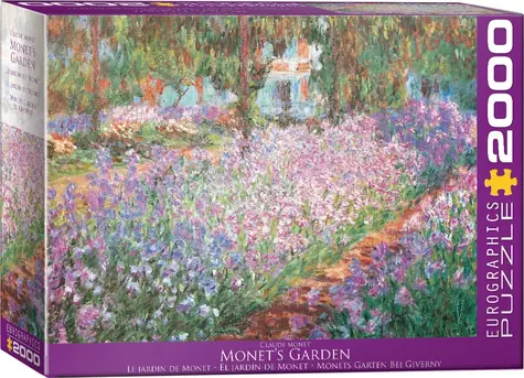 EUROGRAPHICS Puzzle Monets Garten / 2000 Teile / 99,7 x 67,6 cm