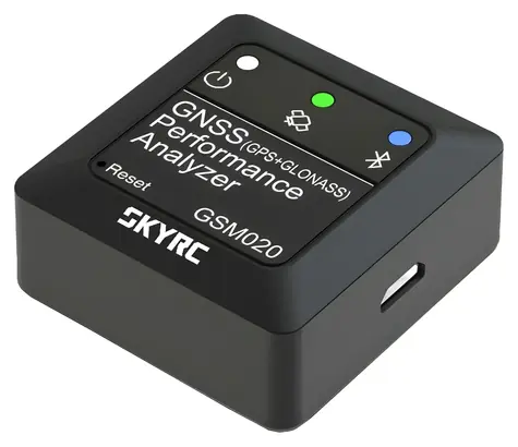 SkyRC GSM020 / GNSS-Geschwindigkeitsanalysator / GPS/GLONASS / Bluetooth 4.0 / Akkulaufzeit 5 Stunden