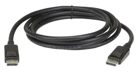 Aten 2L-7D03DP schwarz / DisplayPort-Kabel / 3 m / Rev. 1.2 / 4K