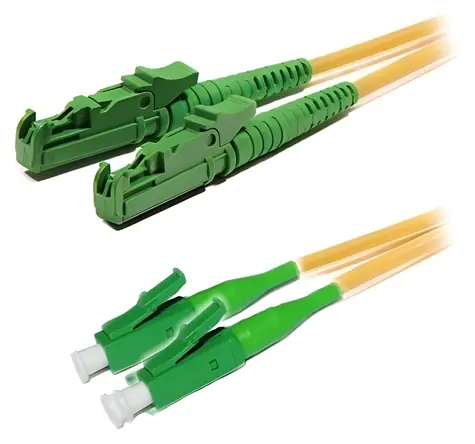 Xtendlan FO Patchkabel E2000/ APC-LC/ APC 3M / Optisches Patchkabel / 9/125 SM Duplex / G.652d / LS0H