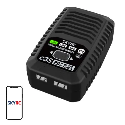 SkyRC e3S / Ladegerät / LiPo / LiHV / LiFe / 2S-3S