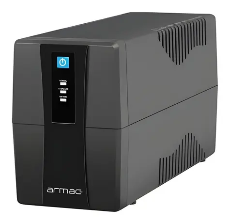 Armac Home Lite HL650E/LEDV2 schwarz / USV / Line-Interactive / 650 VA / 2x 230V / AVR