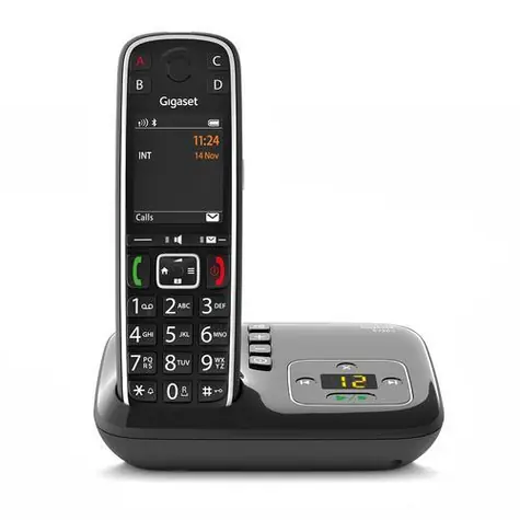 Gigaset E720 A schwarz / Schnurloses Telefon / DECT