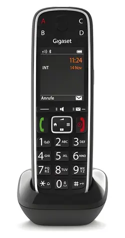 Gigaset E720HX schwarz / Schnurloses Telefon