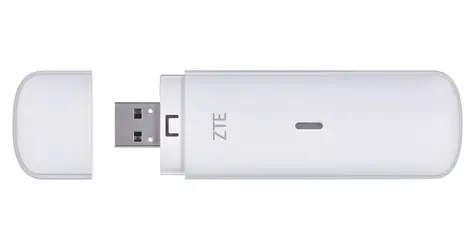 ZTE MF833N weiß / LTE-USB-Modem / 4G/3G / 150 Mbit/s / microSD-Kartensteckplatz