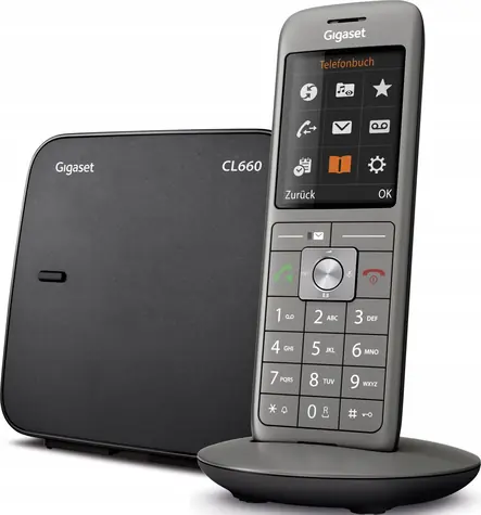 Gigaset CL660 anthrazit / Schnurlostelefon / DECT