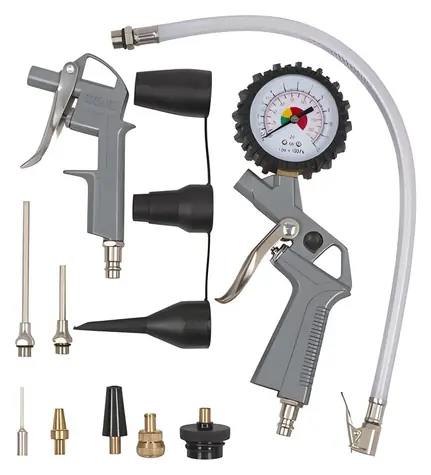 PowerPlus POWAIR0023 / Zubehörset / für Kompressoren / 13-teilig.