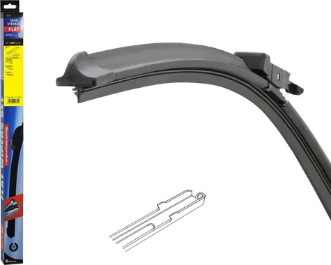 Compass Flachset (Schlitz) 660 mm / Wischer / Flach / Schlitzmontage