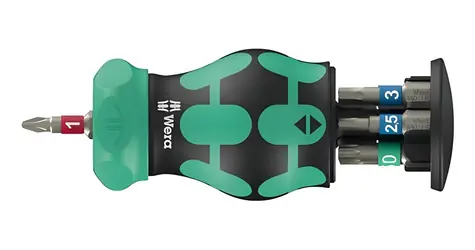 Wera Bicycle -Set 5 / Fahrrad-Bit-Set / 7-teilig / Edelstahl / Magnethalterung