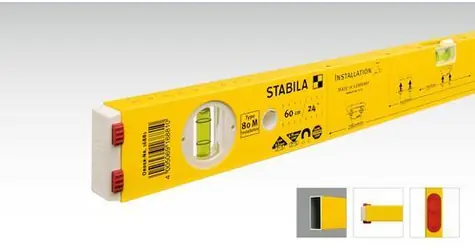 Stabila Typ 80 M / Installationswasserwaage / 60 cm