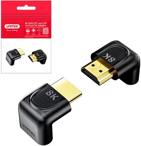Unitek A1046ABK03 schwarz / HDMI - HDMI-Adapter