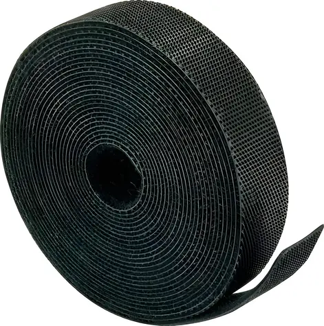 Schwaiger Klettband schwarz / Kabelmanagement / 12 mm / 2 mm / 3 m