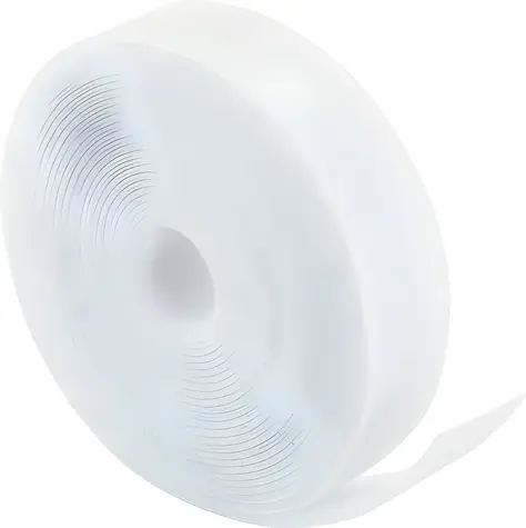 Schwaiger Selbstklebendes Klebeband mit Klettverschluss, weiß / Klettverschluss / 3 m / 12 mm / 2 mm