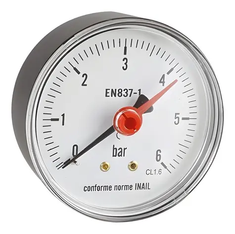 ICMA-Manometer 63 mm / Manometer / Gewinde 1/4" / 6 bar
