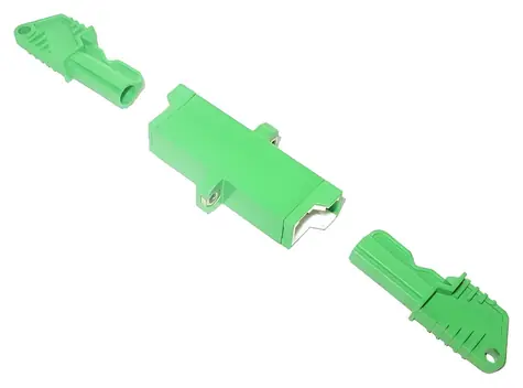 Xtendlan E2000-E2000 Simplex-Adapter APC grün / Optischer Adapter / Singlemode (SM) / Für optische Verteilerschränke