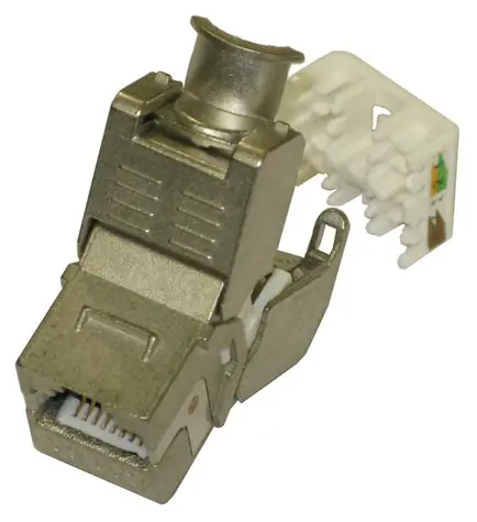 Xtendlan Keystone-Buchse RJ45 / Keystone-Modul / CAT6A / STP / Einrastmontage / werkzeuglos